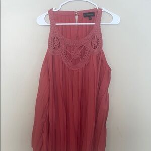 Lane Bryant Women's Coral Pink Sleeveless Top size 18/20